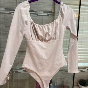 Princess Polly Light Pink Bodysuit